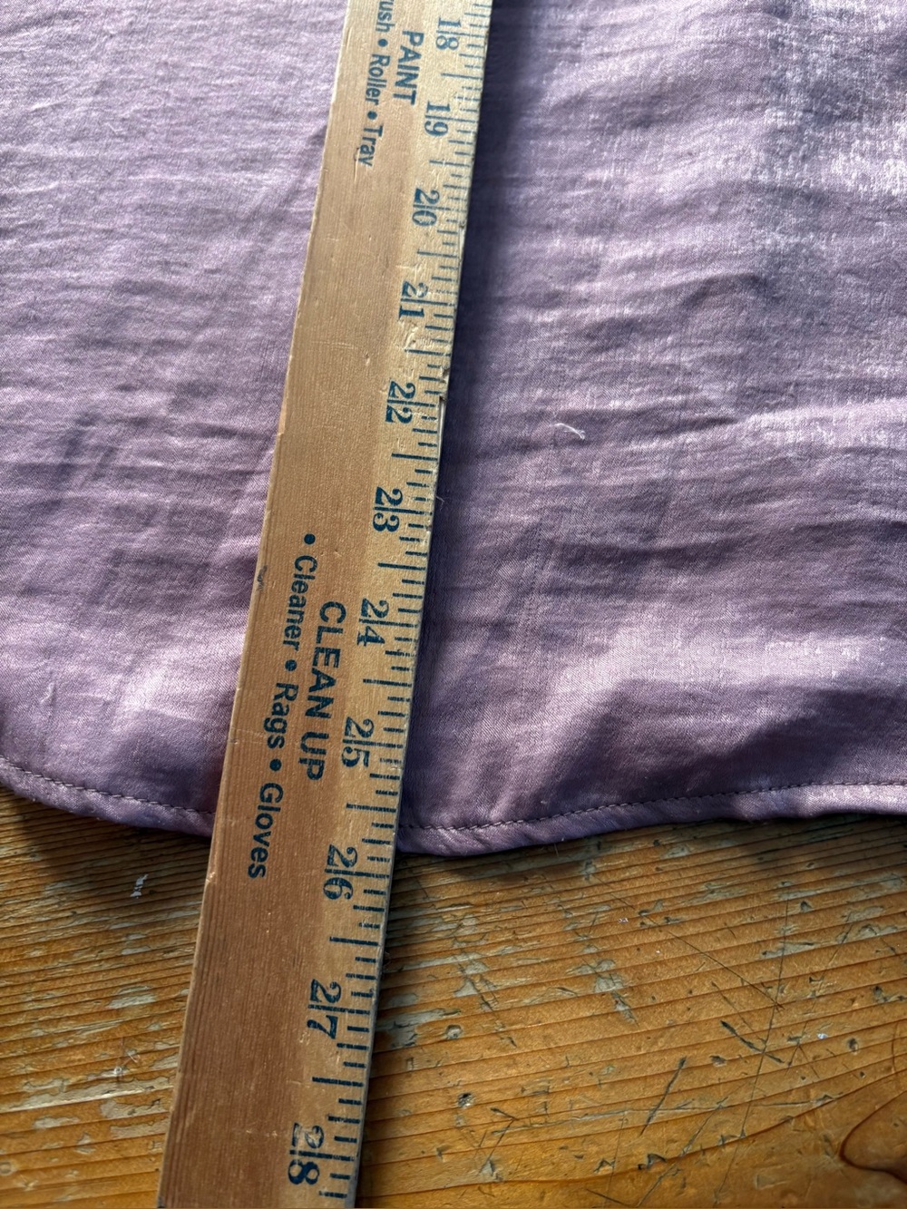 Cooper & Ella Lavender Button Front Blouse XL Long Sleeve Gathered Top - Picture 12 of 14